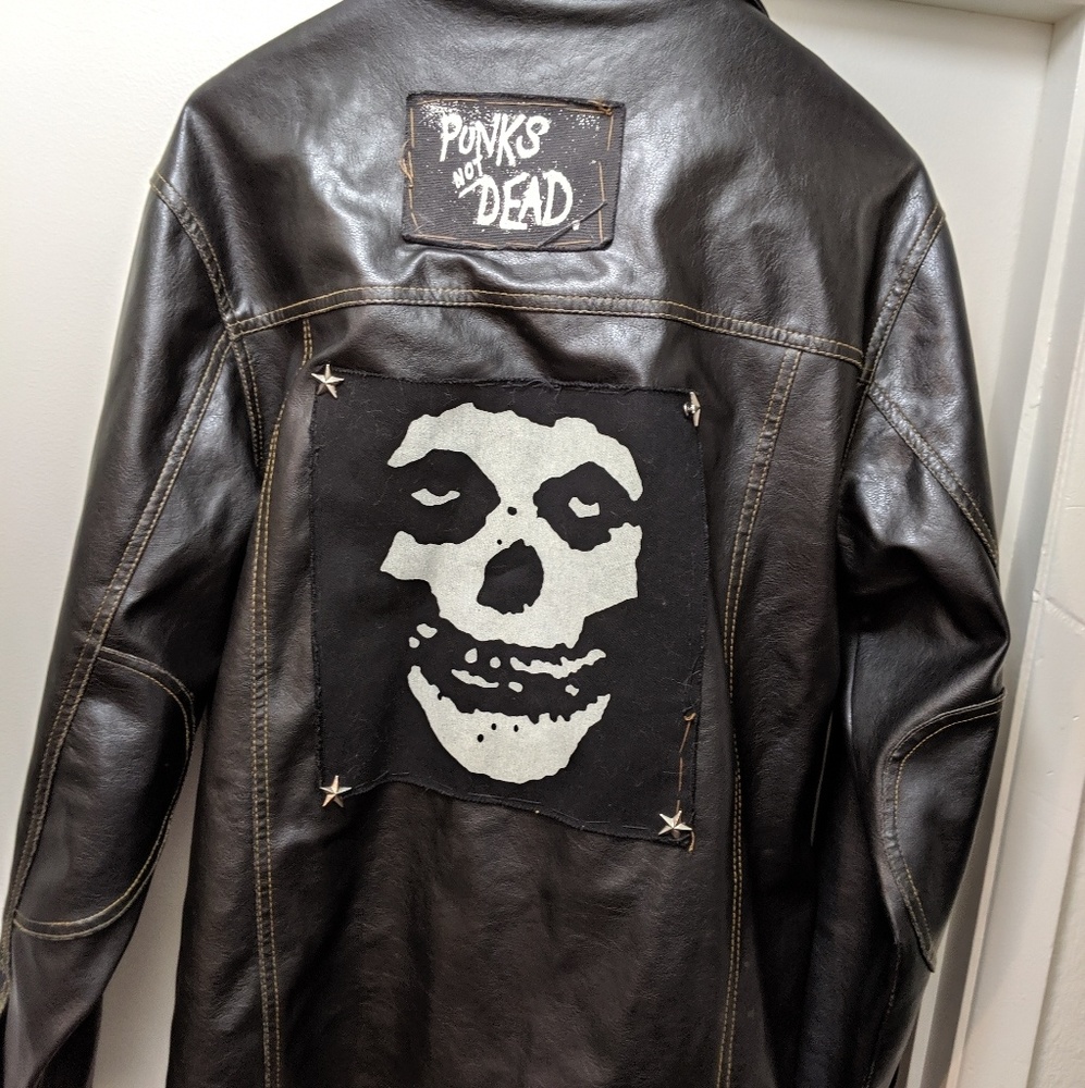 "Leather" punk jacket